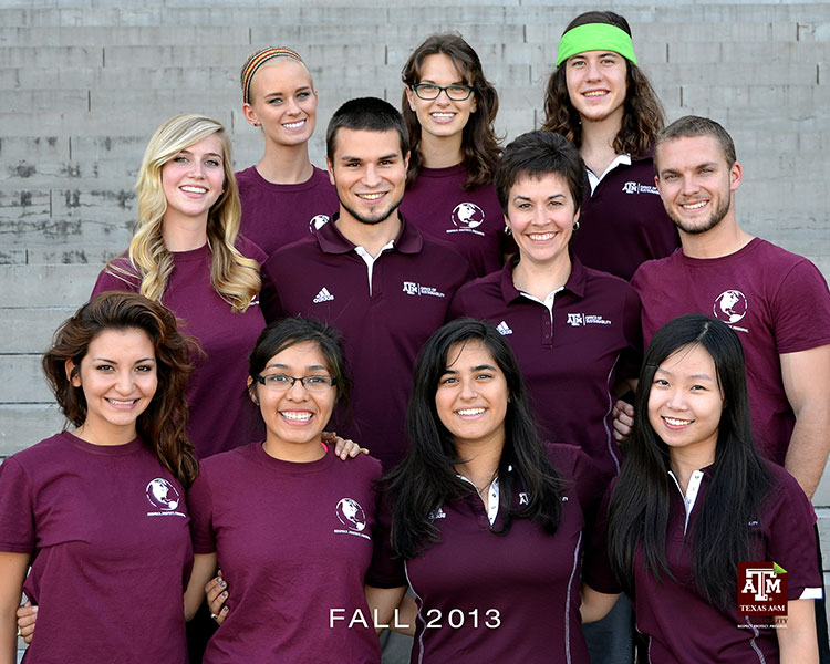 The Fall 2013 student interns.