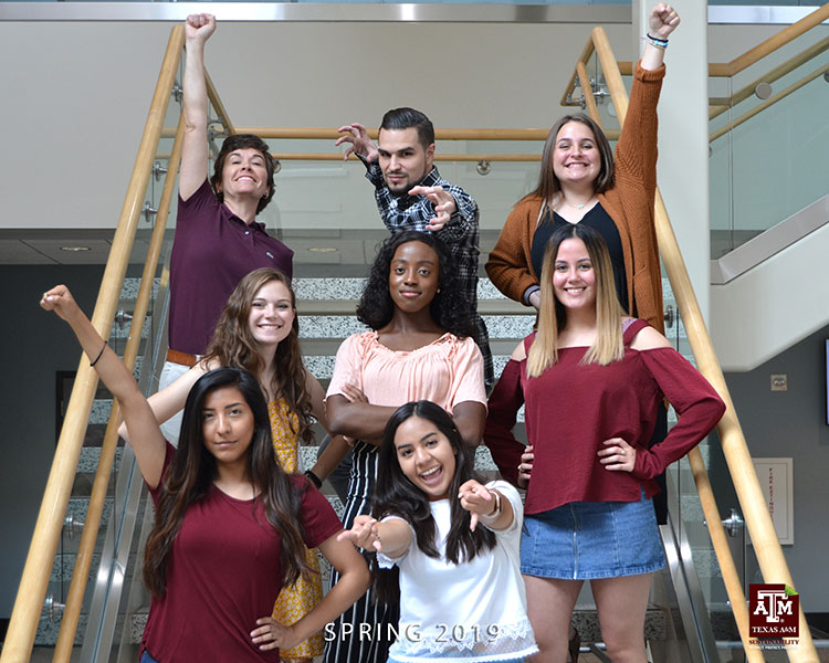 The Spring 2019 interns and Office of Sustainability staff do their best super hero poses to mark the end of the semester.