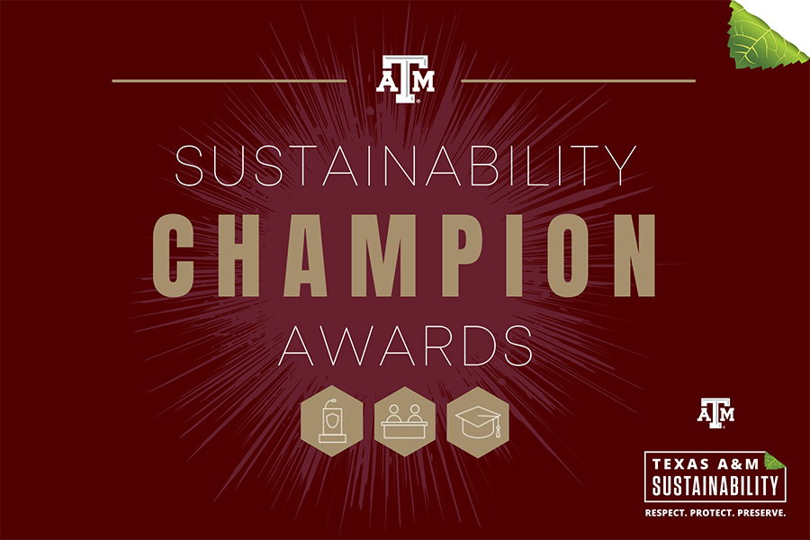 Graphic Image for Sustainability Champion Awards