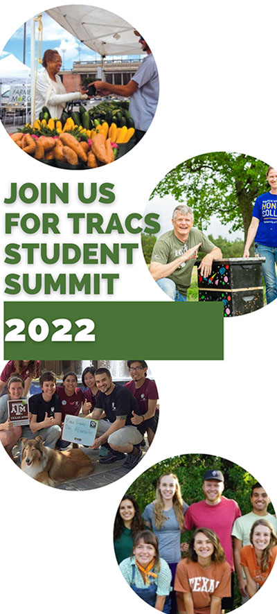 Series of images from different participating schools, inviting you to the 2022 TRACS Student Summit.